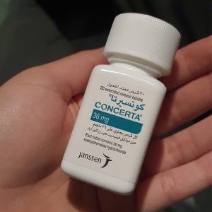 Concerta 36 mg Tabletten Blisterpackung mit Methylphenidat für ADHS Behandlung